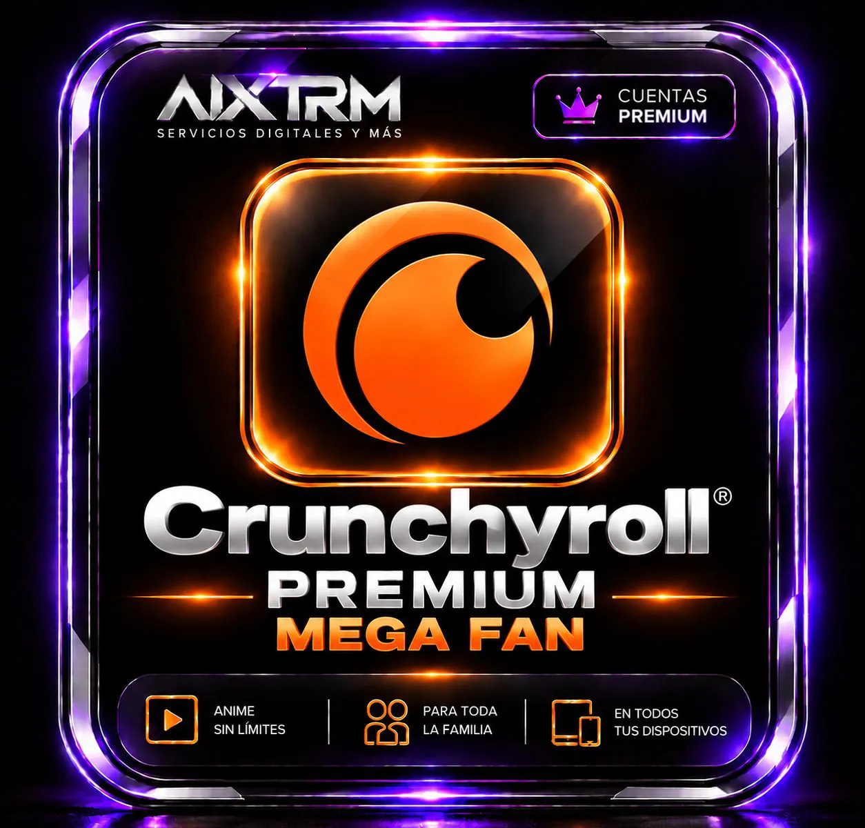 CRUNCHYROLL PREMIUM 1 MES 