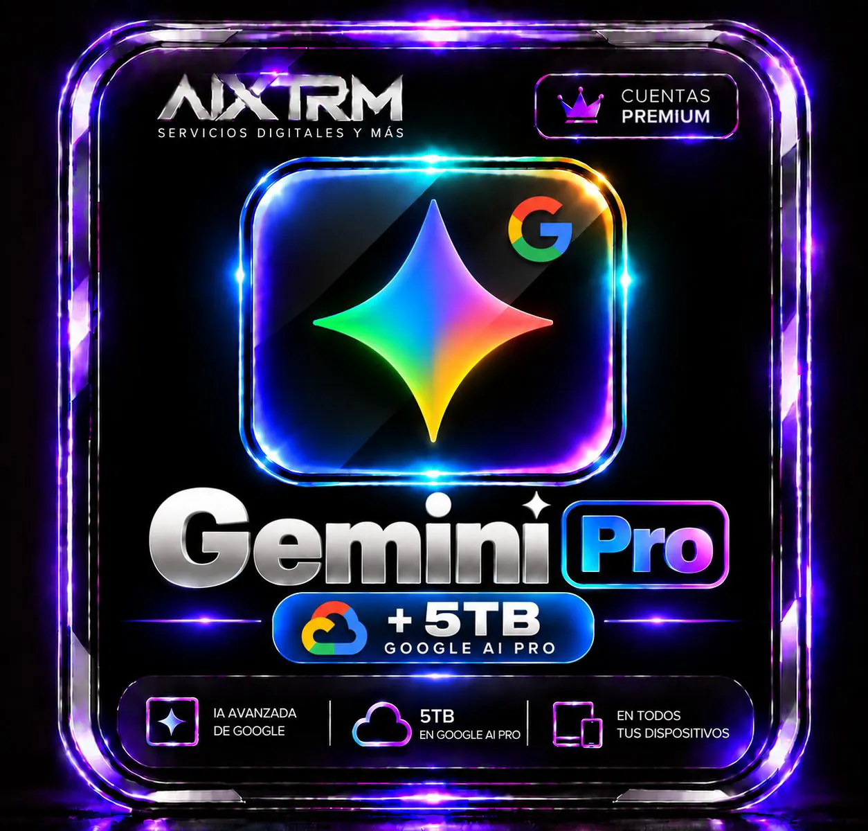 GEMINI PRO +5TB 1 MES
